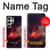 S3897 Red Nebula Space Case For Samsung Galaxy S24 Ultra