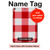 S3535 Red Gingham Hard Case For iPad 10.2 (2021,2020,2019), iPad 9 8 7