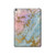 S3717 Rose Gold Blue Pastel Marble Graphic Printed Hard Case For iPad 10.2 (2021,2020,2019), iPad 9 8 7