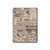 S3819 Retro Vintage Paper Hard Case For iPad 10.2 (2021,2020,2019), iPad 9 8 7