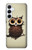 S0360 Coffee Owl Case For Samsung Galaxy A55 5G