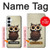 S0360 Coffee Owl Case For Samsung Galaxy A55 5G