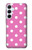 S2358 Pink Polka Dots Case For Samsung Galaxy A55 5G