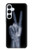 S3101 X-ray Peace Sign Fingers Case For Samsung Galaxy A55 5G