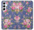 S3265 Vintage Flower Pattern Case For Samsung Galaxy A55 5G