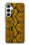 S3365 Yellow Python Skin Graphic Print Case For Samsung Galaxy A55 5G