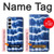 S3671 Blue Tie Dye Case For Samsung Galaxy A55 5G