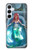 S3911 Cute Little Mermaid Aqua Spa Case For Samsung Galaxy A55 5G