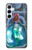 S3912 Cute Little Mermaid Aqua Spa Case For Samsung Galaxy A55 5G
