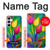 S3926 Colorful Tulip Oil Painting Case For Samsung Galaxy A55 5G