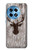 S2505 Reindeer Head Old Wood Texture Graphic Case For OnePlus 12R