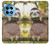 S3138 Cute Baby Sloth Paint Case For OnePlus 12R