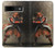 S0796 Japan Red Samurai Case For Google Pixel 8a