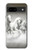 S0933 White Horses Case For Google Pixel 8a