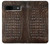 S2850 Brown Skin Alligator Graphic Printed Case For Google Pixel 8a