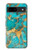 S2906 Aqua Turquoise Stone Case For Google Pixel 8a