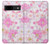 S3036 Pink Sweet Flower Flora Case For Google Pixel 8a S3036 Pink Sweet Flower Flora Case For Google Pixel 8a