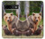 S3558 Bear Family Case For Google Pixel 8a