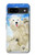 S3794 Arctic Polar Bear and Seal Paint Case For Google Pixel 8a