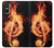 S0493 Music Note Burn Case For Sony Xperia 10 VI