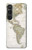 S0604 World Map Case For Sony Xperia 1 VI