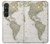S0604 World Map Case For Sony Xperia 1 VI