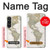 S0604 World Map Case For Sony Xperia 1 VI