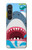 S3947 Shark Helicopter Cartoon Case For Sony Xperia 1 VI