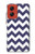 S2345 Navy Blue Shavron Zig Zag Pattern Case For Motorola Moto G Stylus 5G (2024)