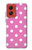 S2358 Pink Polka Dots Case For Motorola Moto G Stylus 5G (2024)
