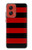 S2638 Black and Red Striped Case For Motorola Moto G Stylus 5G (2024)