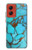 S2685 Aqua Turquoise Gemstone Graphic Printed Case For Motorola Moto G Stylus 5G (2024)