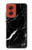 S2895 Black Marble Graphic Printed Case For Motorola Moto G Stylus 5G (2024)