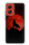 S2955 Wolf Howling Red Moon Case For Motorola Moto G Stylus 5G (2024)