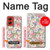 S3688 Floral Flower Art Pattern Case For Motorola Moto G Stylus 5G (2024)