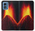 S0745 Volcano Lava Case For Motorola Moto G Play 4G (2024)