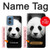 S1072 Panda Bear Case For Motorola Moto G Play 4G (2024)
