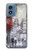 S1295 Eiffel Painting of Paris Case For Motorola Moto G Play 4G (2024)