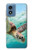S1377 Ocean Sea Turtle Case For Motorola Moto G Play 4G (2024)