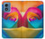 S1671 Rainbow Colorful Rose Case For Motorola Moto G Play 4G (2024)