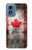 S2490 Canada Maple Leaf Flag Texture Case For Motorola Moto G Play 4G (2024)