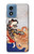 S2496 Japan Art Utagawa Kuniyoshi Tamatori Case For Motorola Moto G Play 4G (2024)