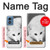 S2569 White Arctic Fox Case For Motorola Moto G Play 4G (2024)