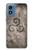 S2892 Triskele Symbol Stone Texture Case For Motorola Moto G Play 4G (2024)