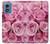 S2943 Pink Rose Case For Motorola Moto G Play 4G (2024)