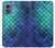 S3047 Green Mermaid Fish Scale Case For Motorola Moto G Play 4G (2024)