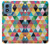 S3049 Triangles Vibrant Colors Case For Motorola Moto G Play 4G (2024)