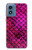 S3051 Pink Mermaid Fish Scale Case For Motorola Moto G Play 4G (2024)