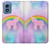 S3070 Rainbow Unicorn Pastel Sky Case For Motorola Moto G Play 4G (2024)