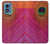 S3201 Pink Peacock Feather Case For Motorola Moto G Play 4G (2024)